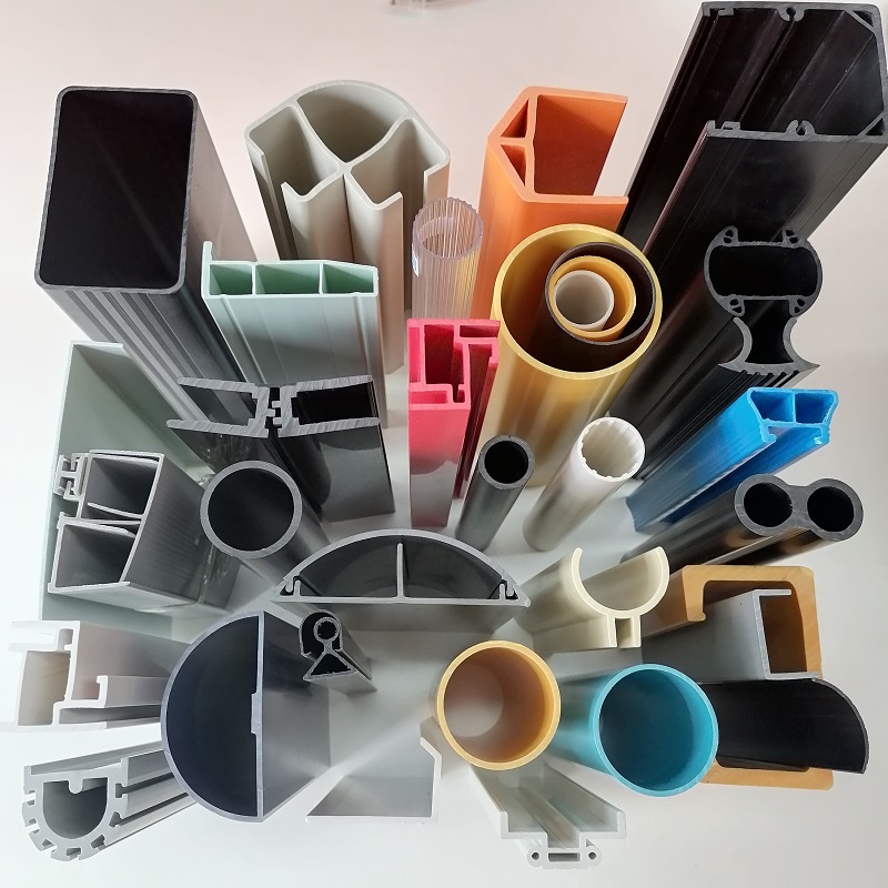 Samsträngsprutad PP PC PP ABS-höfter Plast PVC-extrudering Rektangulär Square Hollow Pipe PVC-rör
