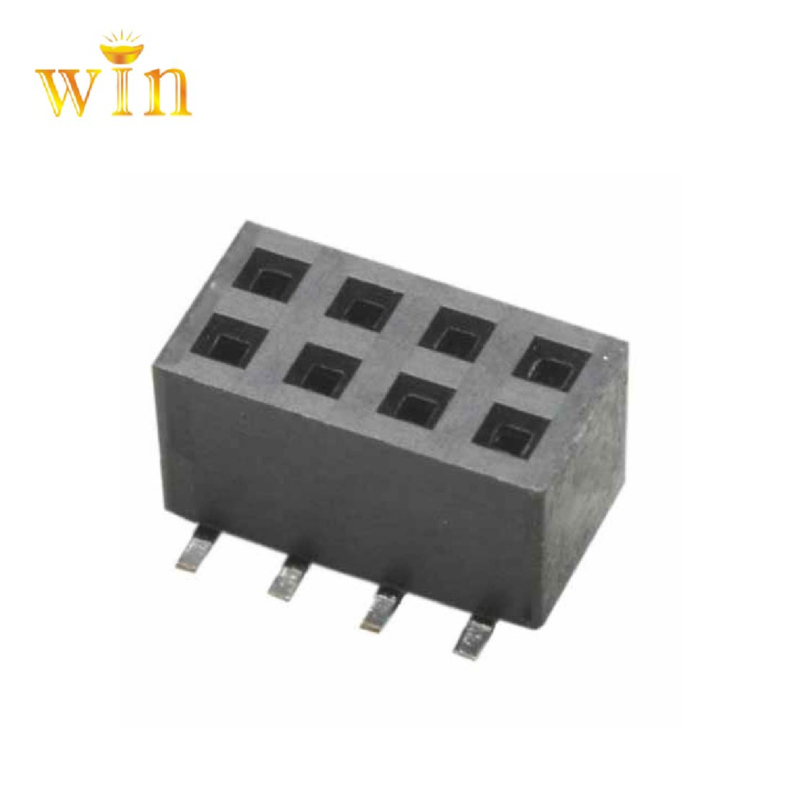 2,0mm 2x4p smt vertikal modell Kvinnlig header pin header socket