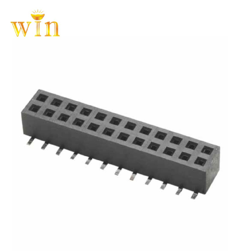 2,0mm 2x6p smt vertikal modell Kvinnlig header pin header socket