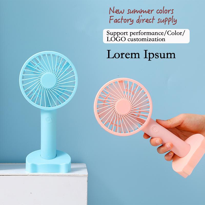 Partihandel skräddarsydd 2021 Multi-Color Foldbar Outdoor Mobile Cooling Handheld USB Luftkylare Uppladdningsbar Mini Fan