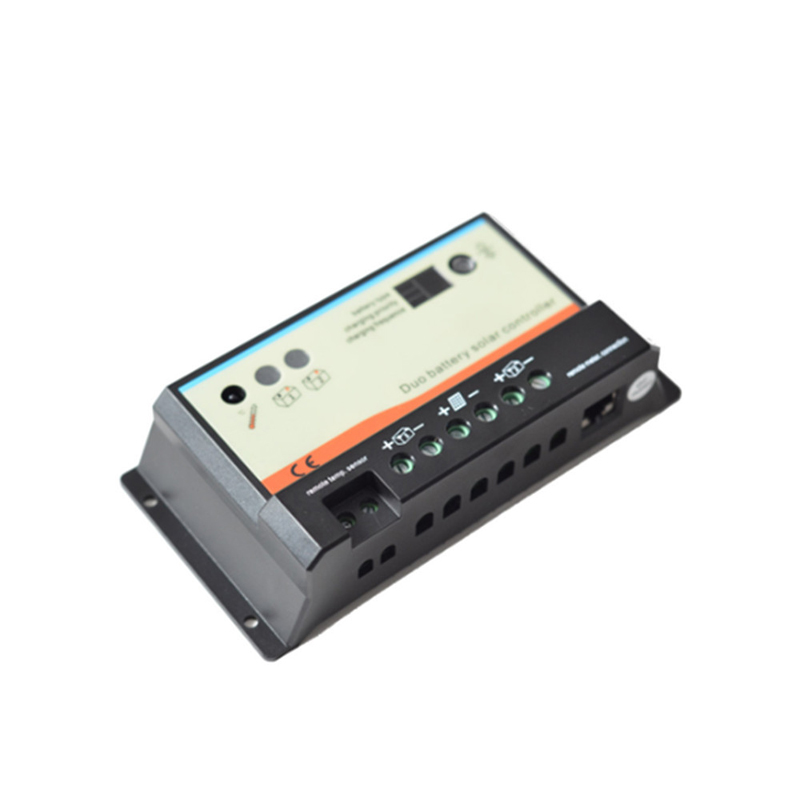 EPEVER Dual Battery Solar Charge Controller 10A20A Duo-Battery Regulator med fjärr LCD-mätare MT-1 EPSOLAR EPIPDB-COM