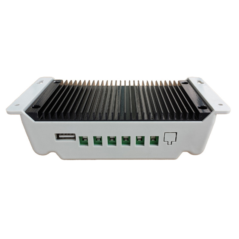 PWM 12V 24V 20A 30A Solar Charger Controller 5V USB LCD-skärm för intervall solpanelregulator