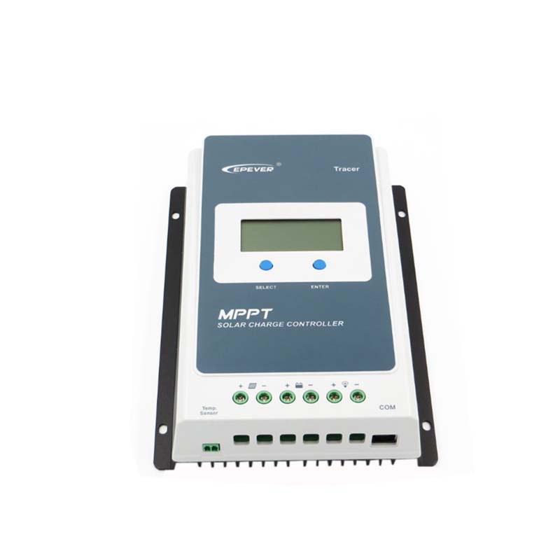 EPEVER MPPT Solar Charge Controller 12V 24V 10A 20a 30a 40a bly-sur Lithium Batteri Solar Regulator LCD-display Max 100V