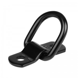 D Ringar Tie Down Ankare Krokar För Trailer Truck Bed Bracket Enclosed Points Pickup Camper Surface Mount D-Ring Heavy Duty 1/4 \\\\ \\\