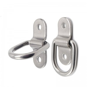 D-Ring Tie Down Anchor 12x 1/4 \\\\ \'\\\\\' Stainless Steel D-Ringar Trailer D Ring Tie Downs, 700lbs D-Ring Bracket, D Ring Monteringsplatta Tie Down Points för Ratchet Tie Down Straps Bil Truck Bed Cargo