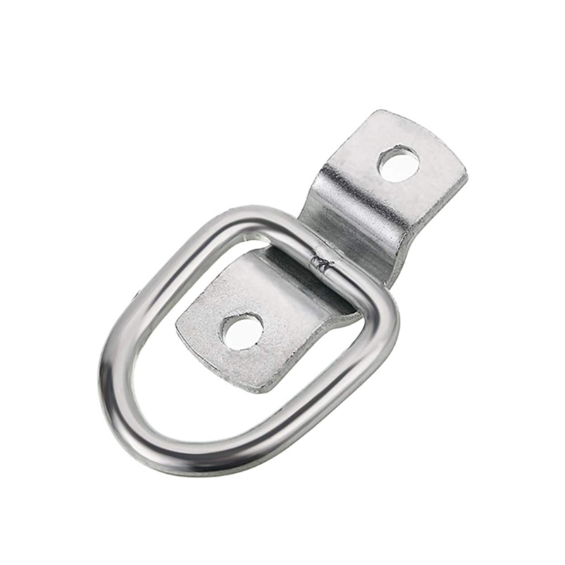 D-Ring Tie Down Anchor 12x 1/4 \\ '\\' Stainless Steel D-Ringar Trailer D Ring Tie Downs, 700lbs D-Ring Bracket, D Ring Monteringsplatta Tie Down Points för Ratchet Tie Down Straps Bil Truck Bed Cargo