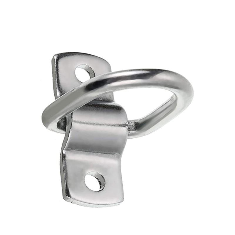 D-Ring Tie Down Anchor 12x 1/4 \\ '\\' Stainless Steel D-Ringar Trailer D Ring Tie Downs, 700lbs D-Ring Bracket, D Ring Monteringsplatta Tie Down Points för Ratchet Tie Down Straps Bil Truck Bed Cargo