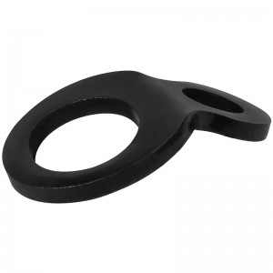 Tie Down Strap Ringar Dirt Bike Rostfritt Stål Multi-Purpose Tie Down Anchor Strapping Hooks För Montering I Garaget, Arbetsbutik, Lastbil, Trailer, Golfvagn, Staket Svart