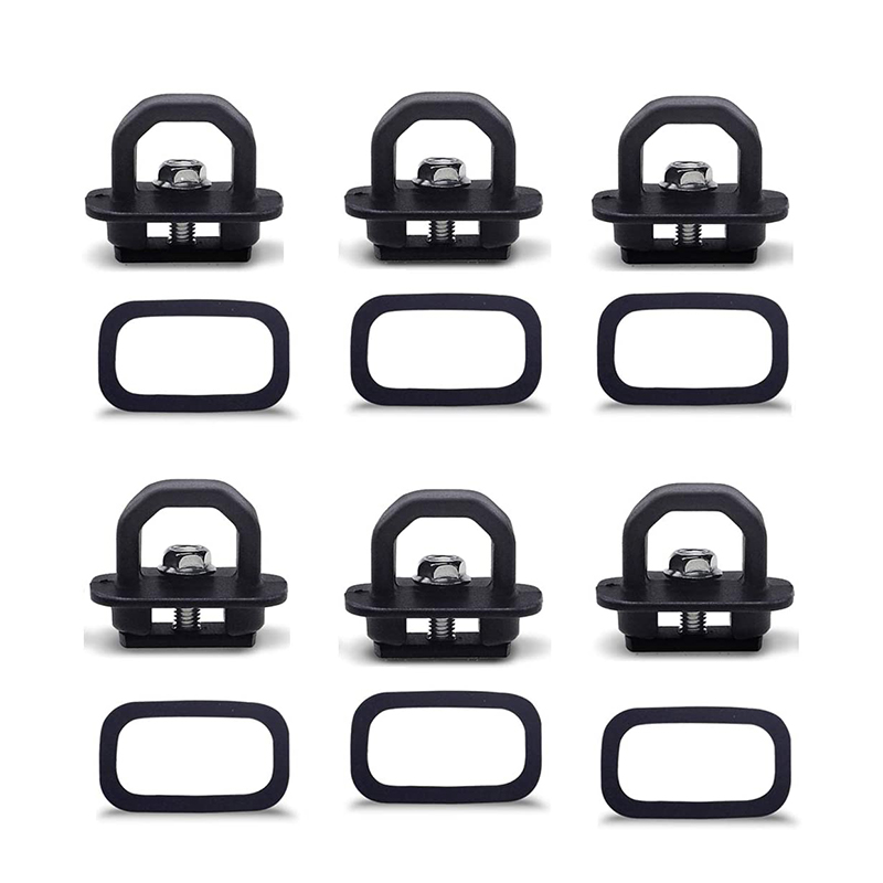 Tie Down Anchor Truck Bed Cargo Side Väggkrok Ringar Kompatibla för 2007-2018 Chevy Silverdo/GMC Sierra, 2015-2018 Chevy Chevrolet Colorado/GMC Canyon