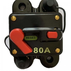 12V 24VDC-brytare Återställ säkringsvinterare 60A 80A 100A 150A 200a 250A 300A Stereo Audio Home Solar System Vattentät