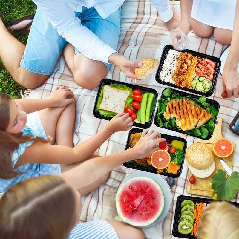 Ta bort matbehållare förpackningsbox Mikrovågsugn Bento Lunchbox