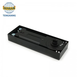 Glasdörrnärmare två hastighetsjusterbara hydrauliska golvfjäder