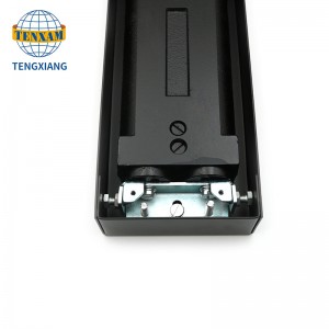 Glasdörrnärmare två hastighetsjusterbara hydrauliska golvfjäder