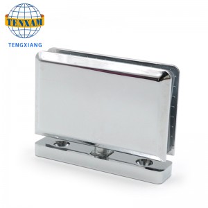 Kina Leverantör Billiga Försäljning Guangdong Jinli Hårdvara Polish Brass Glass gångjärn Öppna 90 graders gångjärn