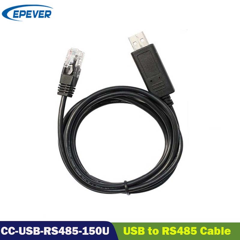 EPEVER kommunikationskabel CC-USB-RS485-150U USB till PC RS485 för EPEVER EPSOLAR Tracer En Tracer BN TRIRON XTRA SERIES MPPT Sola