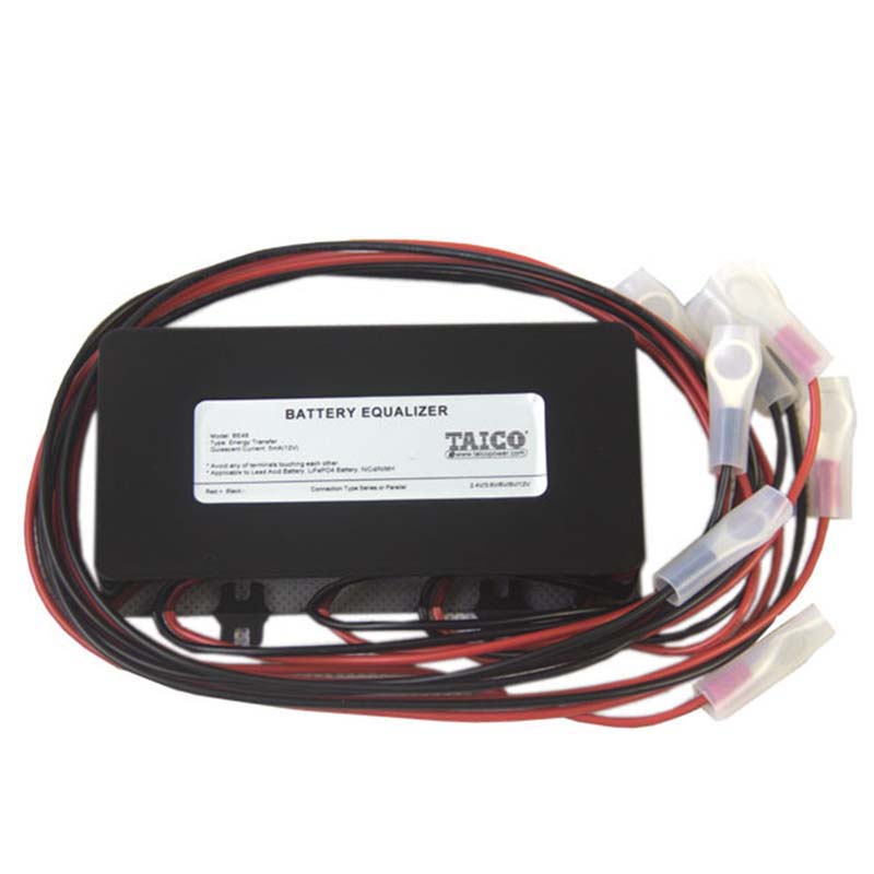 Batteriutjämningsbalans för 4PCS 2.4V 3.6V 6V 9V 12V Batteri Bank Begagnade Gel Flood Agm Lead Syra Solar Charger Controller