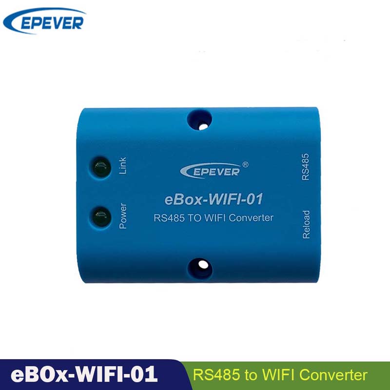 WiFi Serial Server RS485 till WiFi Support App för SOALR CONTROLLER INVERTER EPSOLAR LSB VS-A VS-BN TRACERA TRACER-BN Shi
