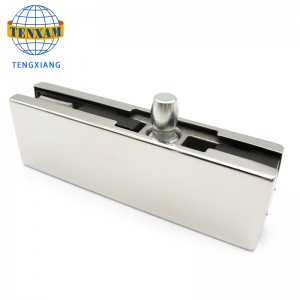 Partihandel rostfritt stål patchbeslag glas dörrbeslag 316 övre klämma