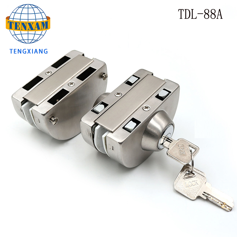Satin Nickel Spakuppsättning Lås Sovrum Badrum Tubular Handtag Dörrlås
