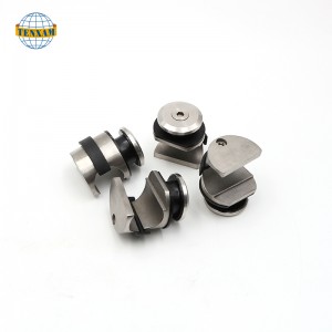 Glasdörr glidande system Skjutdörr hängande rostfritt stål glidhjul