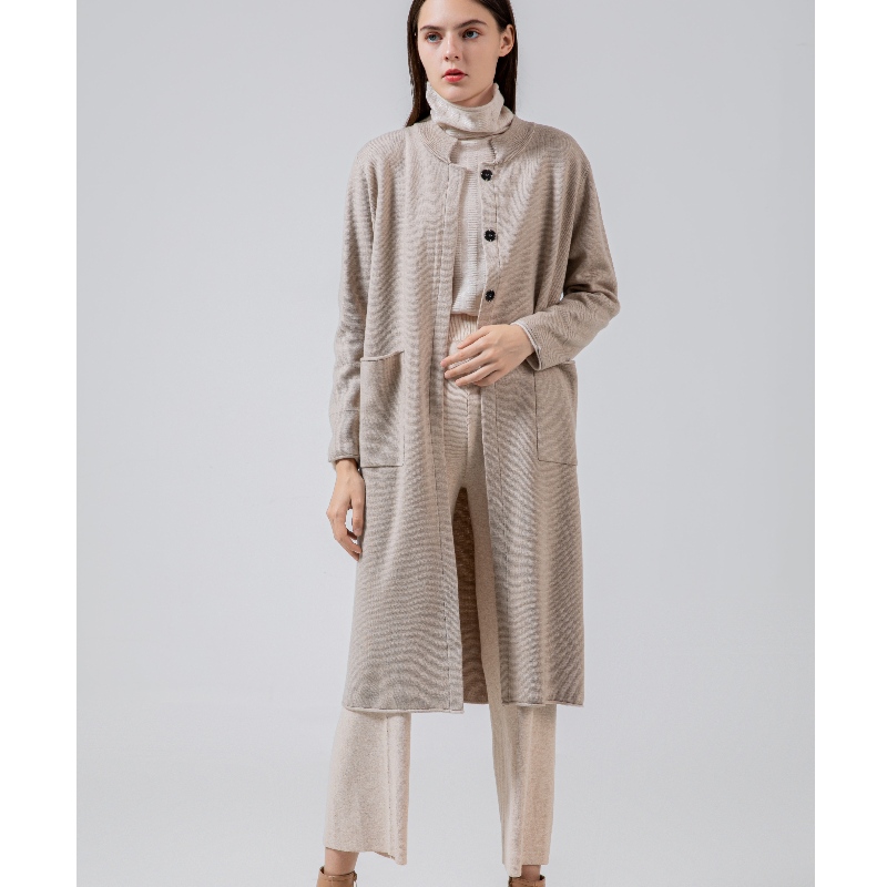 Modig Casual Joker Stickad Wool Cardigan 69033#