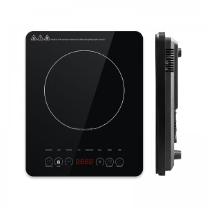 22A3 Portable induktionskokare reservdelar, induktionspole induktionsuppvärmning och temperaturkontroll med svart polerad glaspanel