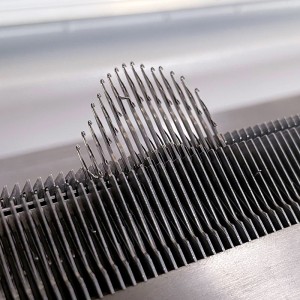 Dubbel System Automatisk Sweater Cardigan Stickning Machine