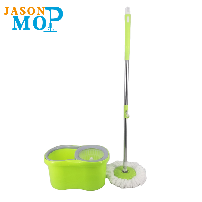 Jason Microfiber Spin Mop 360 lätt roterande mopp hink magisk golv rengöring spinning mop och hink