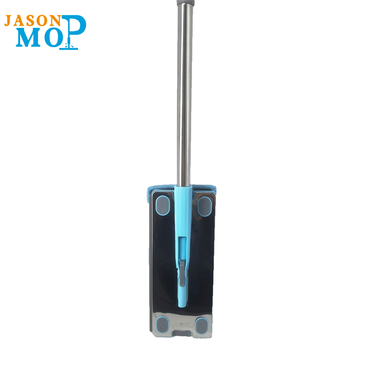Högkvalitativ stålplatta mop multifunktionellnon-woven platt mop golv rengöring