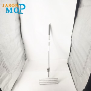 Högkvalitativ Aluminium Microfiber Mop för att rengöra golvet Hand Free Squeeze Flat Mop