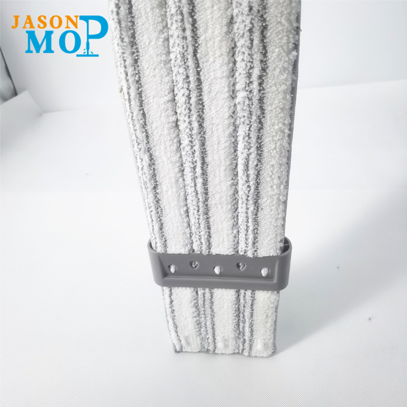 Högkvalitativ Aluminium Microfiber Mop för att rengöra golvet Hand Free Squeeze Flat Mop