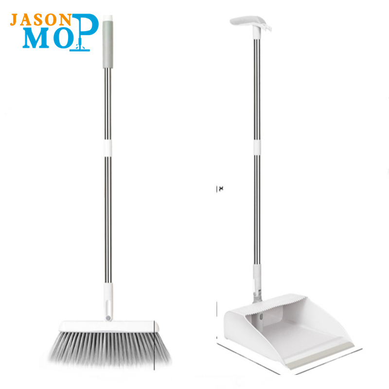 Miljövänligt husrengöringsverktyg Långt handtag Broom och Dustpan Set