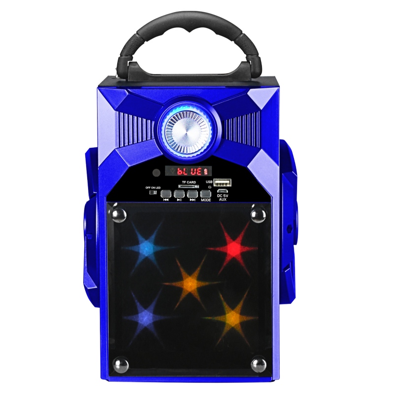 FB-BS8868S Portable Bluetooth-högtalare med glasspegel LED-belysning