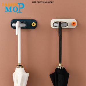 JASONny design multifunktionellt hemkök väggmonterad mopp och kvasthållare med klistermärke