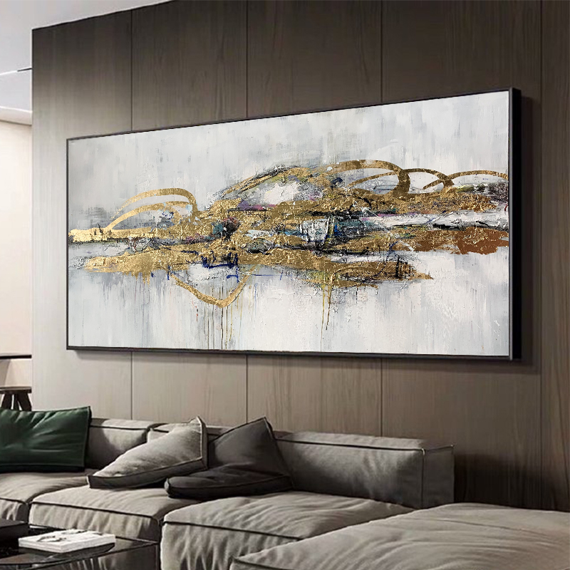 Hand Wall Art Oil Canvas Hand Canvas Abstrakt Art Vägg Dekor Andra målningar