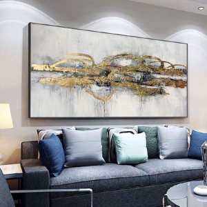 Hand Wall Art Oil Canvas Hand Canvas Abstrakt Art Vägg Dekor Andra målningar