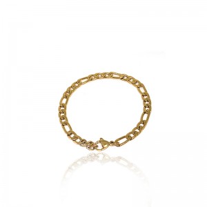 Europeiskt och amerikanskt modearmband/stainless stål guldpläterad