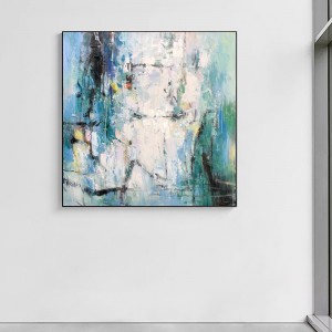 100 handgjorda anpassade akrylmålning kanfas abstrakt konsistens vägg dekor olja hängande målning konstverk