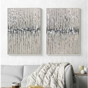 Handgjord modern abstrakt väggmålning vardagsrum konst oljemålning på kanfas orter målning