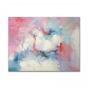 Modern handmålad akryl kreativ inramad väggmålning Abstrakt målning på duk
