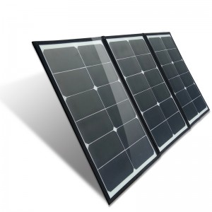 Högeffektiv Solar Foldbar Solpanel Folding Bag Portable 60W 100W 200W 120W Folding Solar Panel