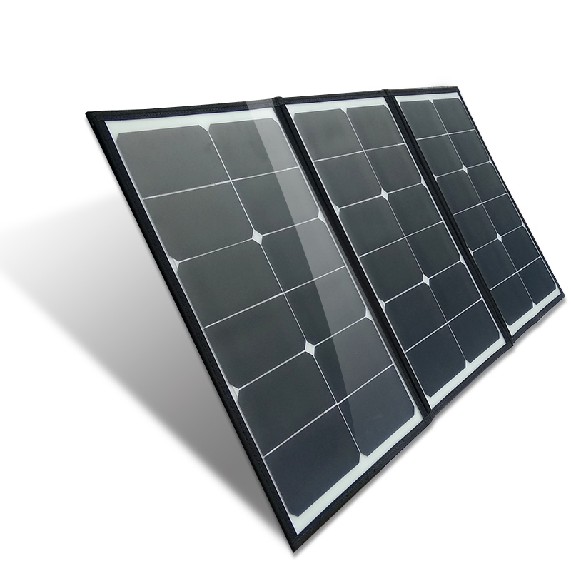 Högeffektiv Solar Foldbar Solpanel Folding Bag Portable 60W 100W 200W 120W Folding Solar Panel