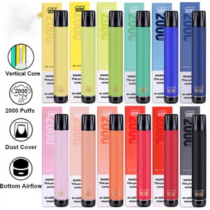 Autentisk Vapen Macro 2000 Puffar Engångs Vape Pen med Vertikal Spol Plus XXL Xtra Extra Flex Vaporizer Förfyllda Bars E cigs Vaporizers