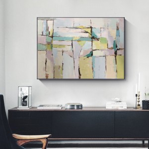 Partihandel handgjord modern abstrakt kanfas konst arbete oljemålning hem dekoration