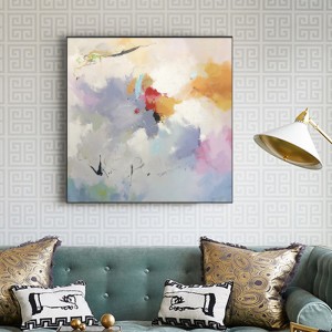 Partihandel Högkvalitativ handmålad oljemålning konstverk Abstrakt oljemålning på duk