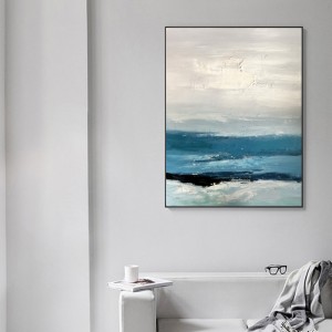 Ny ankomst ren handgjord original oljemålning Samtida kanfas Abstrakt konstverk Heminredning