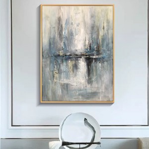 Abstrakt konst tygduk vägg dekor rent handmålade Kina oljemålning för vardagsrumsinredning