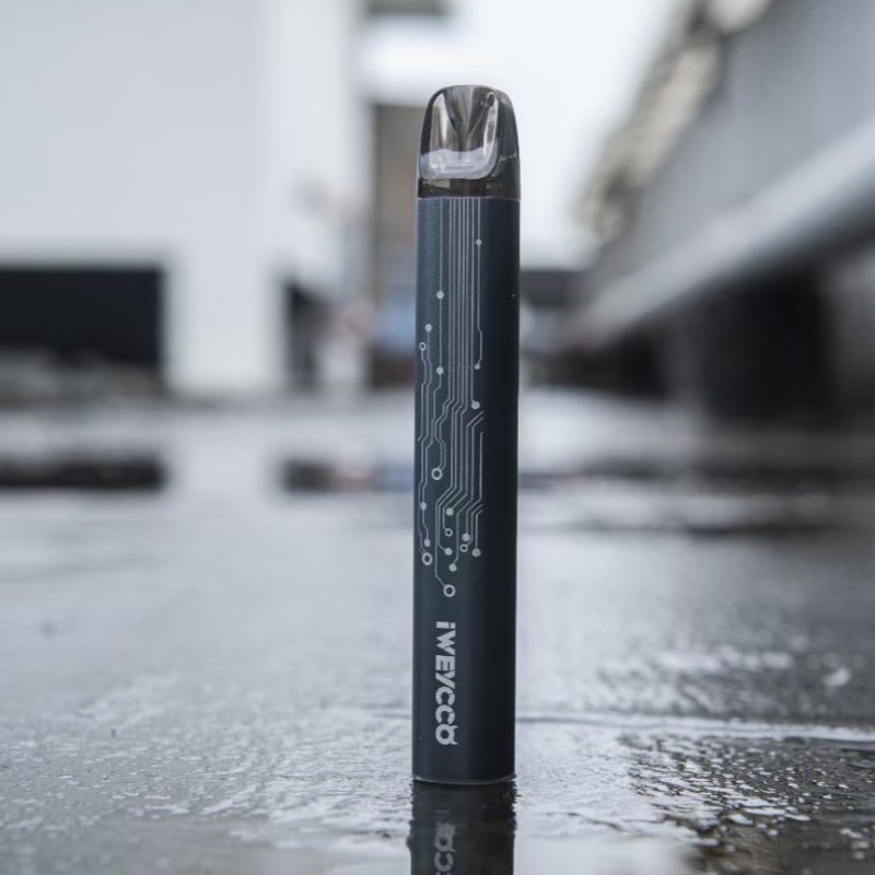 USA Gratis Ship 100% Original IWEYCCO GHOST E Cigarett Device Kit Vape Batteri 20 mg Patron RGB Light