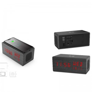 FB-CR8J780X Bluetooth Clock Radio med Qi Trådlös laddare