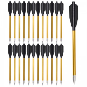 ELONG OUTOME 110301 6.5INCH Crossbow Bolts Hollow Aluminium Carbon Steel Point för bågskyttejakt